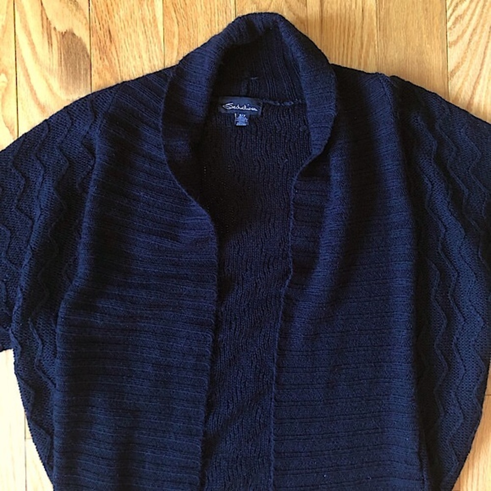 Seductions Cocoon Knit Sweater